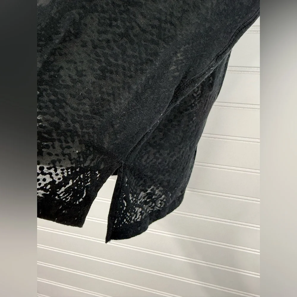 Avia women’s black snakeskin pattern burnout workout tank top. Size Large. - Picture 2 of 5